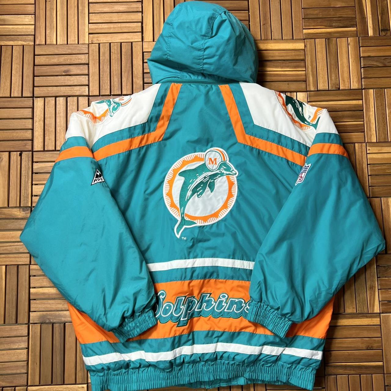 90s Miami Dolphins NFL Apex One Pro Line Jacket - Men's XL