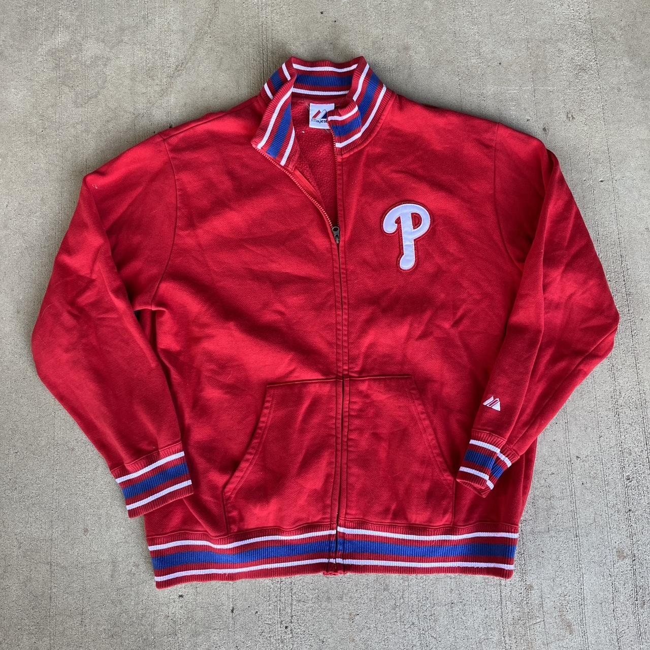 Philadelphia Phillies Zip Up hoodie sweatshirt - Depop