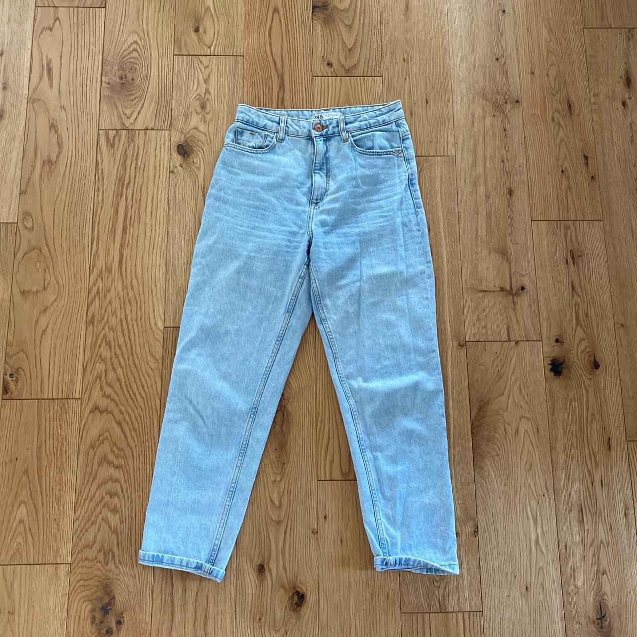 Zara Mom Jeans Perfect condition Size 8 momjeans... Depop