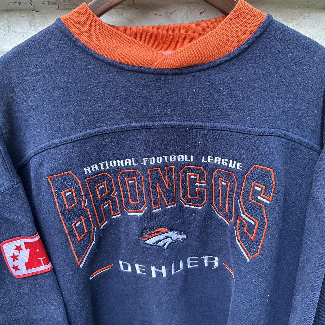 ☄️Vintage Denver Broncos Sweatshirt Good vintage - Depop