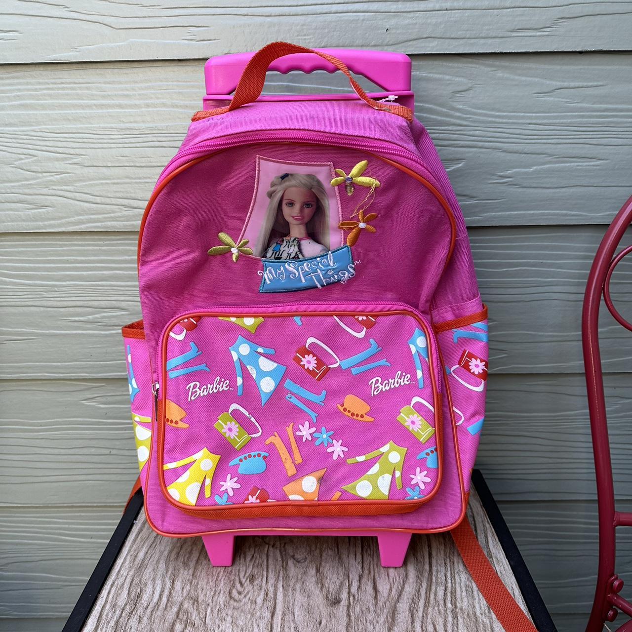 Vintage Barbie Roller Backpack - Depop