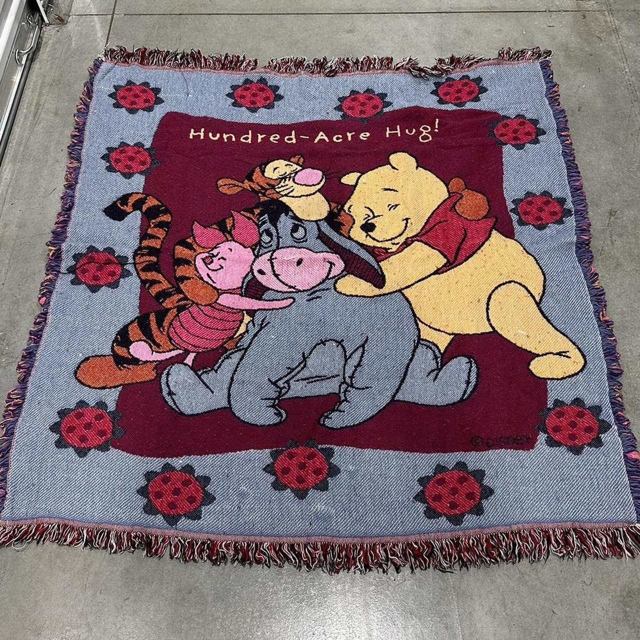 Vintage Winnie the Pooh Throw Blanket Has some... Depop