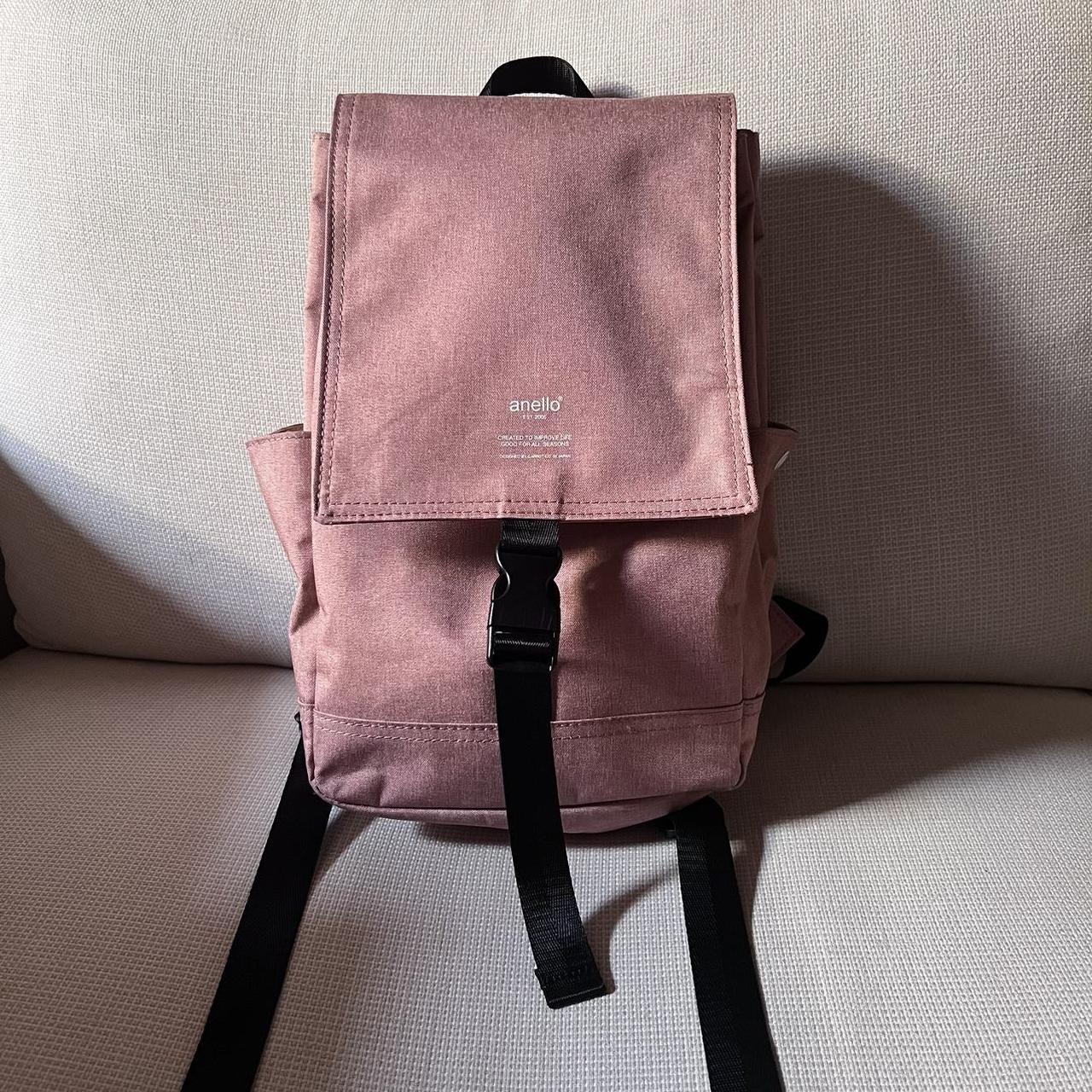 Anello pink leather clearance backpack