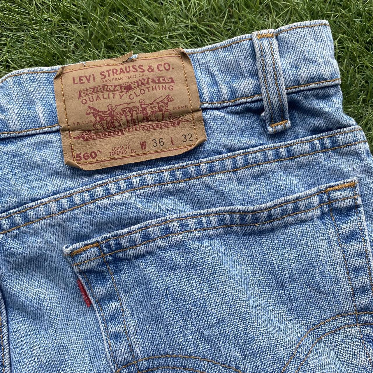 Vintage levi’s 560 loose fit jeans super loose fit... Depop