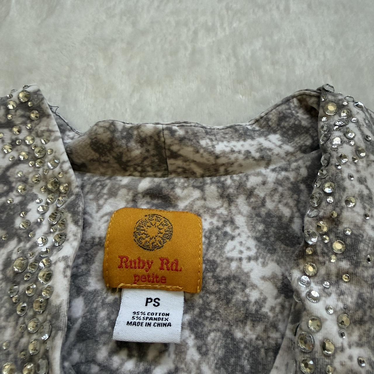 Ruby Rd. Women's Shirt - Grey/Multi - S – Ruby Rd… - image 3