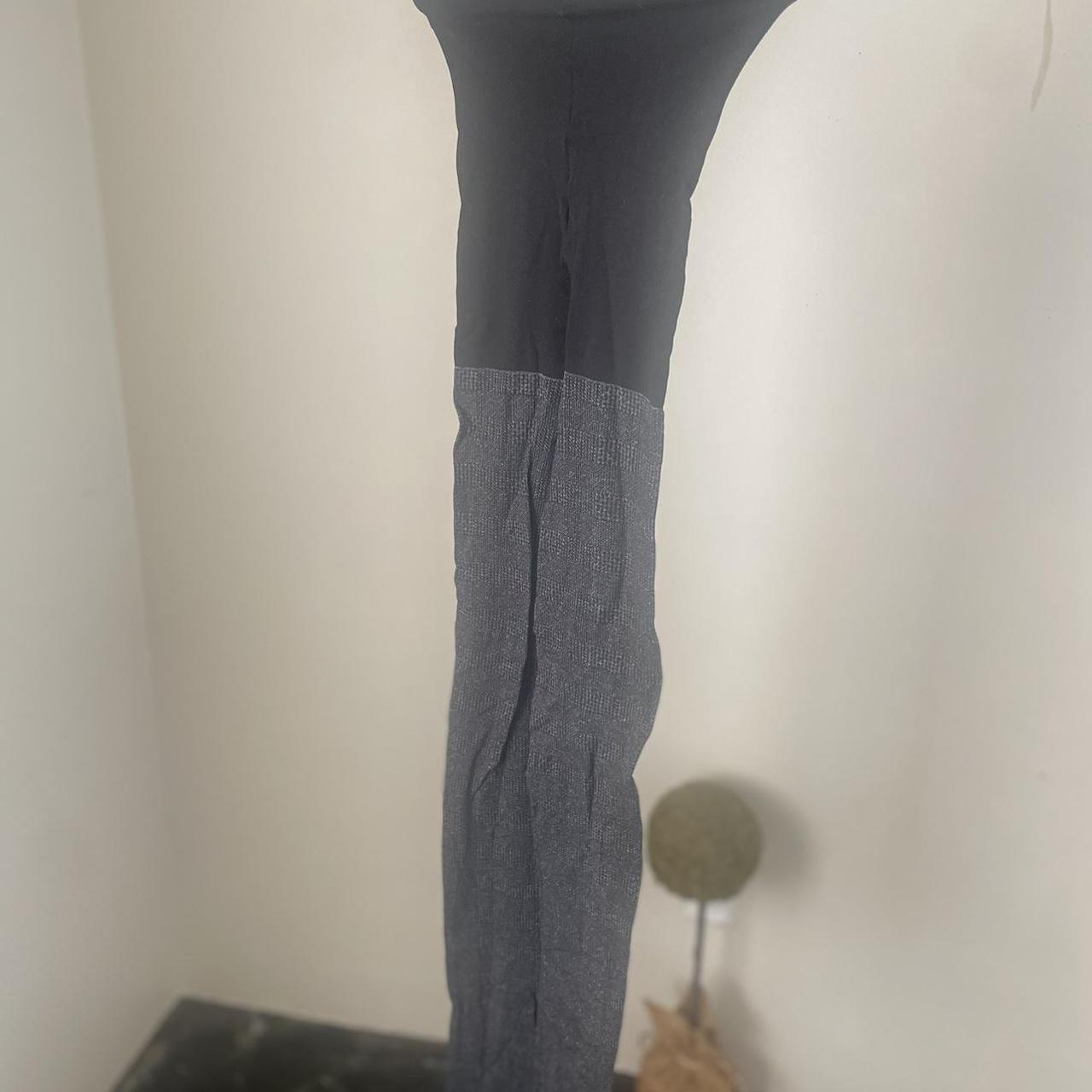 Grey tights, unknown brand, only worn a few times. - Depop