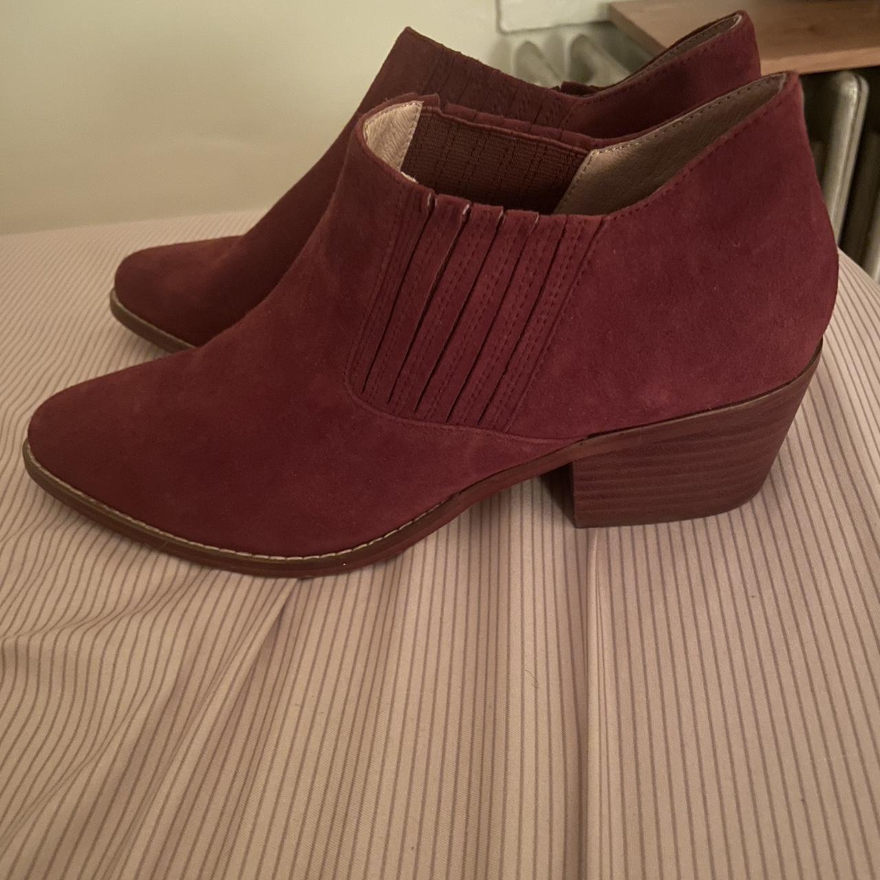 Maroon booties clearance