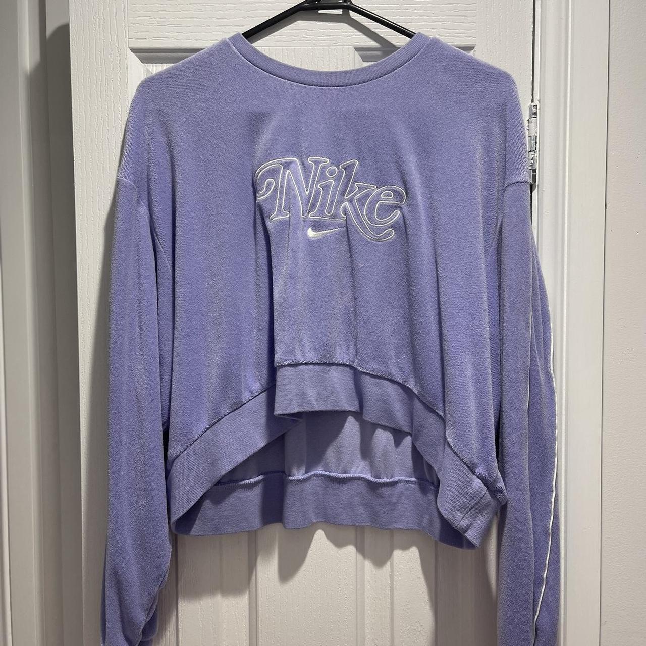 Nike lilac jumper sale