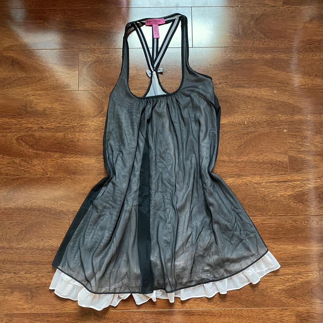 Y2k Betsey Johnson Baby Doll Slip Dress Ruffled Depop