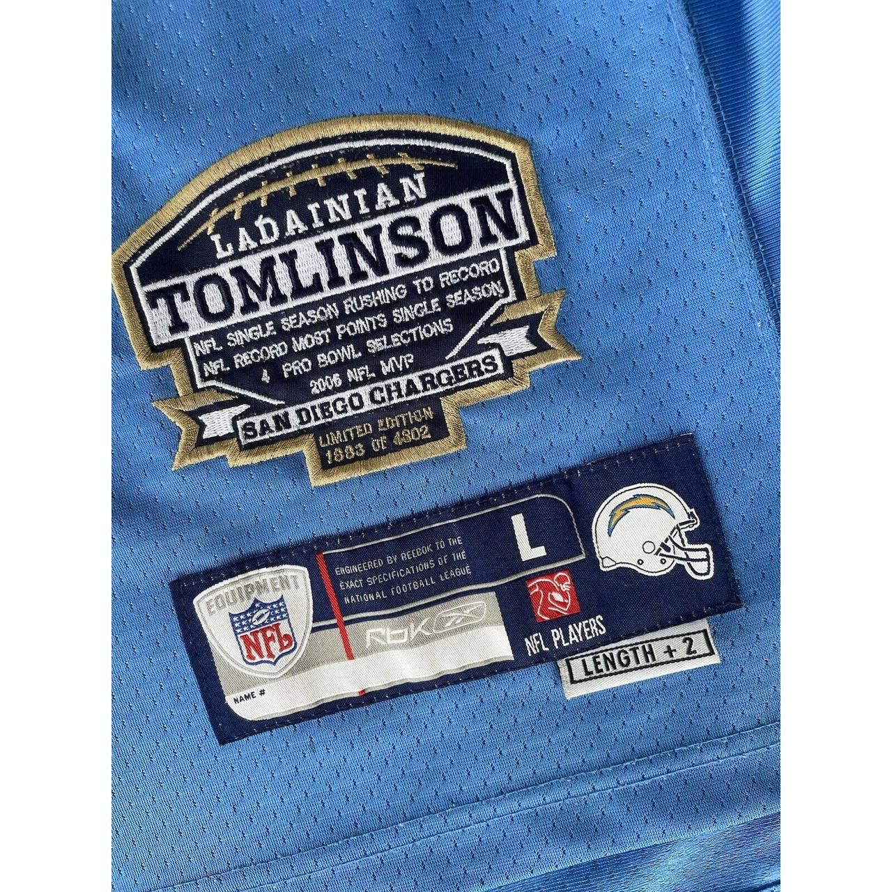 LADAINIAN TOMLINSON SAN DIEGO CHARGERS REEBOK ON - Depop