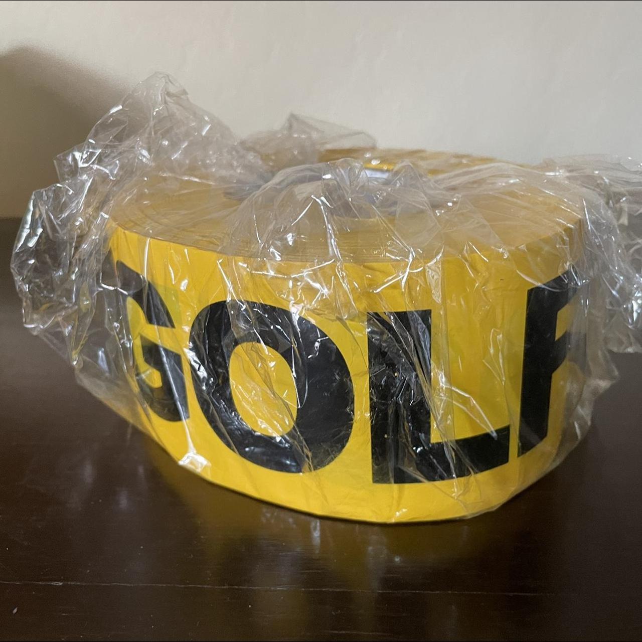 Golf Wang police tape brand new still in wrapping.... Depop