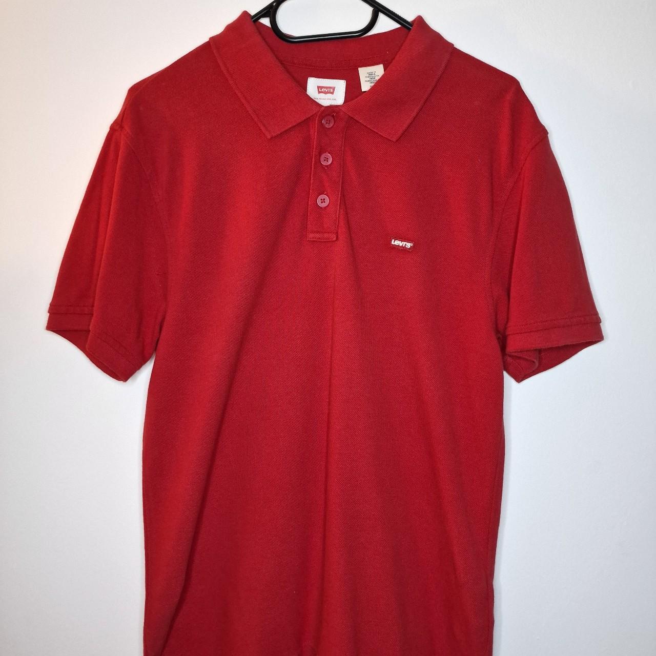 Levi's Men's Red Polo-shirts | Depop