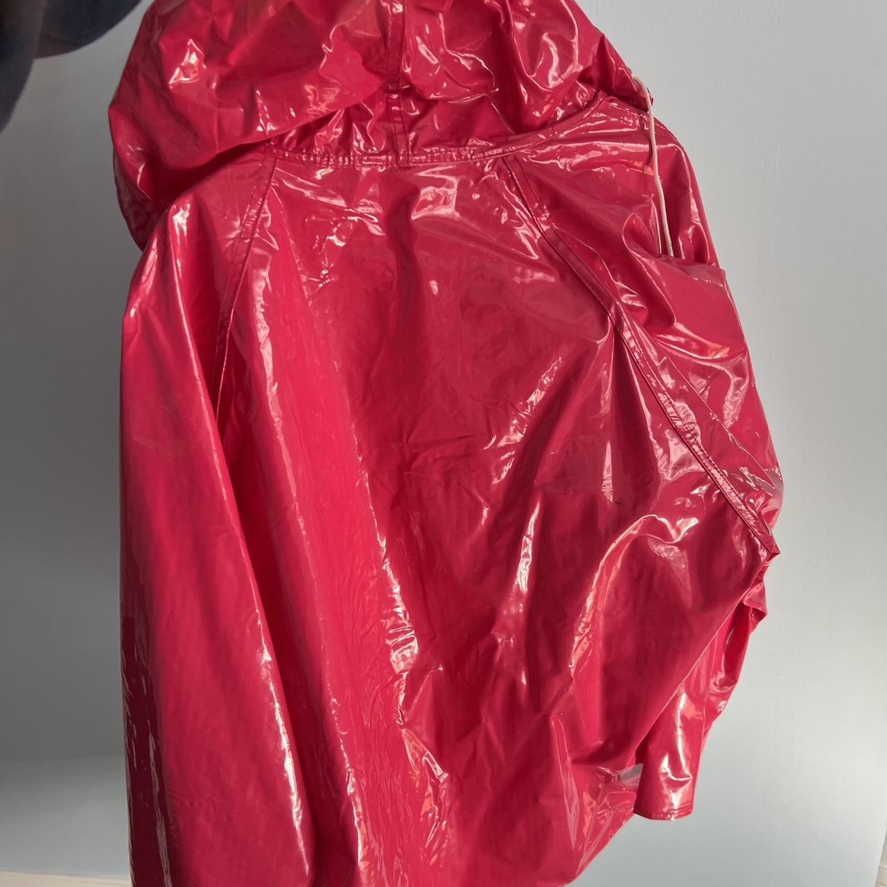 SWEET💓👛🌸🌧️ Hot Pink Rain Jacket No size fits like a... Depop
