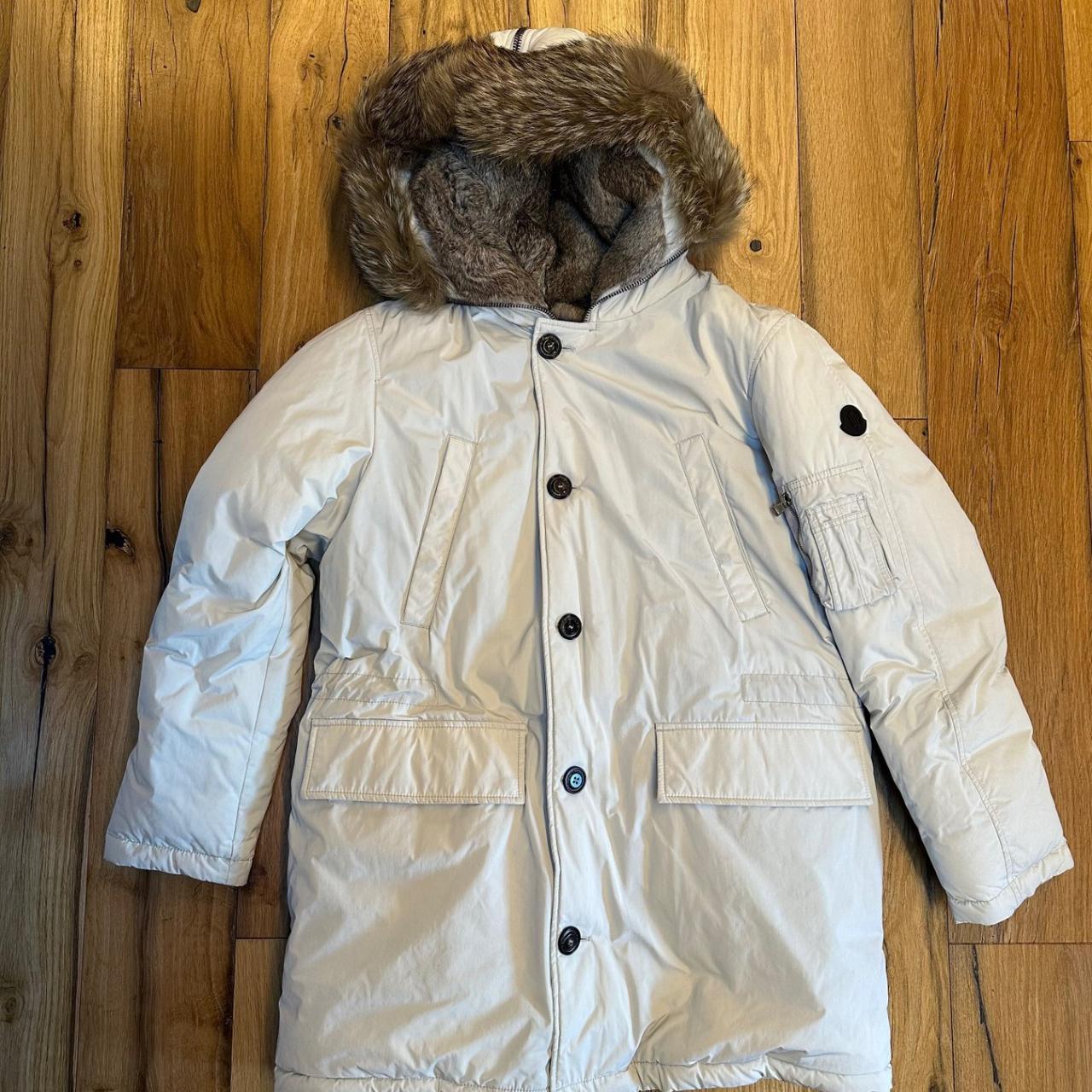 Moncler rabbit deals fur jacket