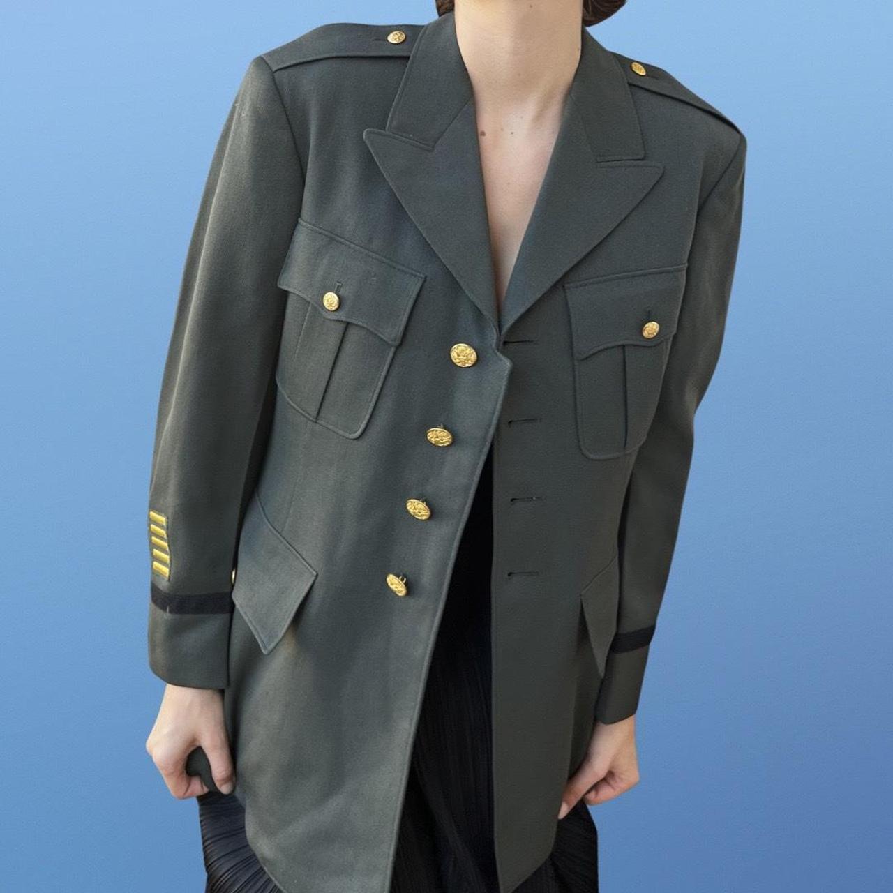 Vintage Coronet army uniform jacket originated in... - Depop