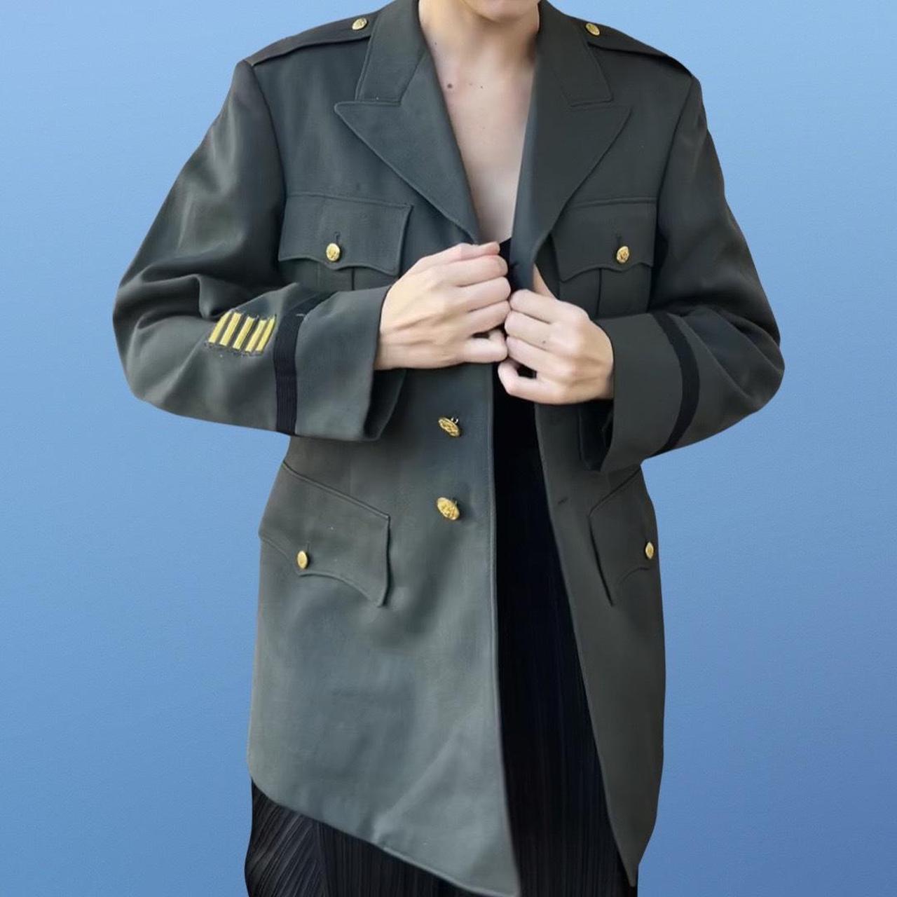 Vintage Coronet army uniform jacket originated in... - Depop