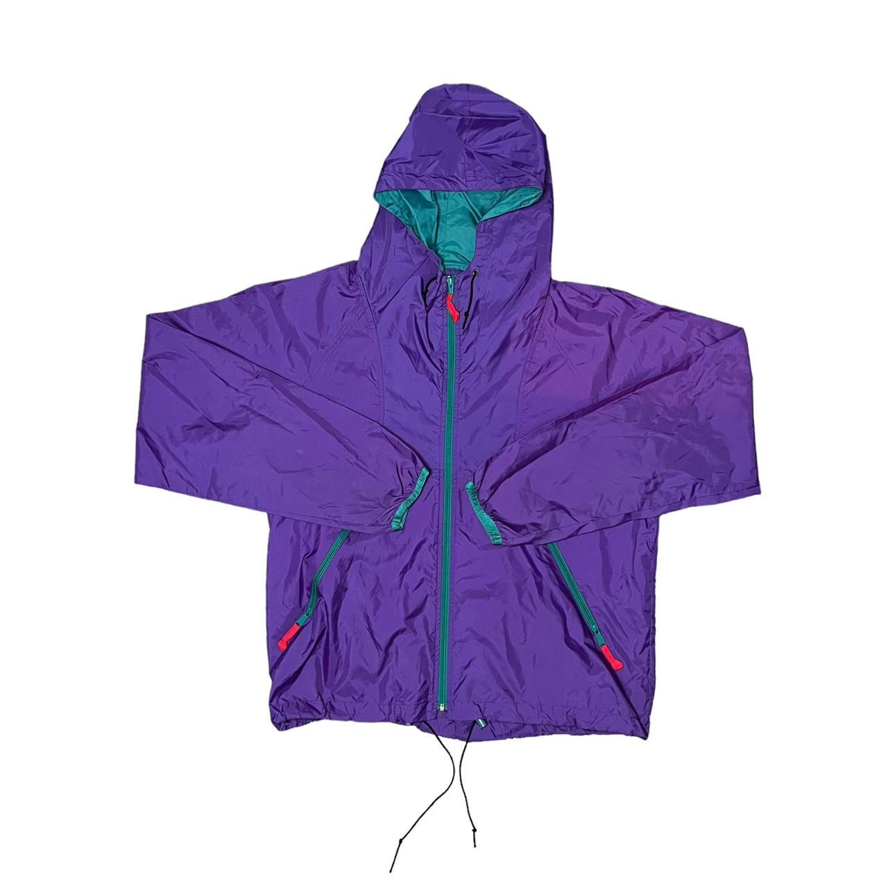 Vintage Men's Windbreaker Jacket - Purple - XL