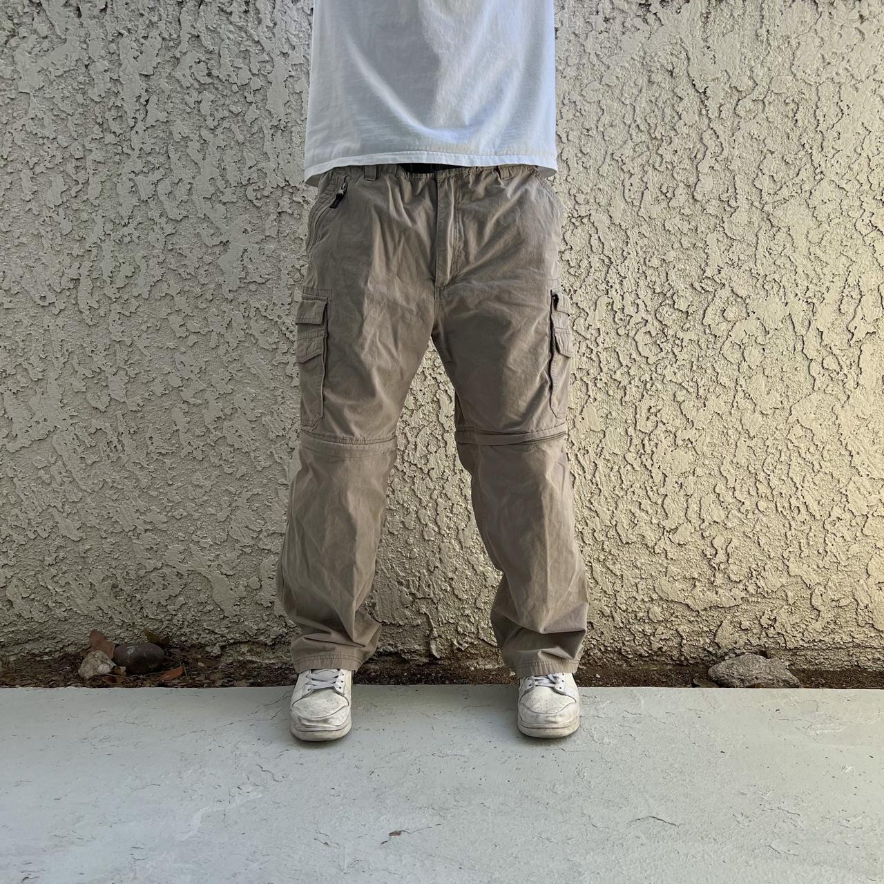 American Vintage Men's Khaki Trousers | Depop