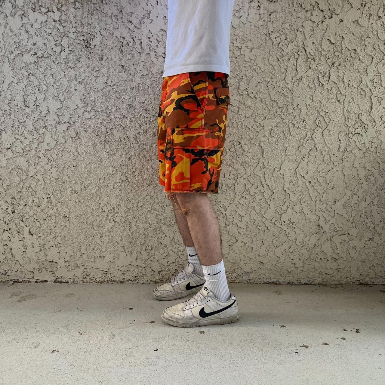 Men's Orange Shorts | Depop