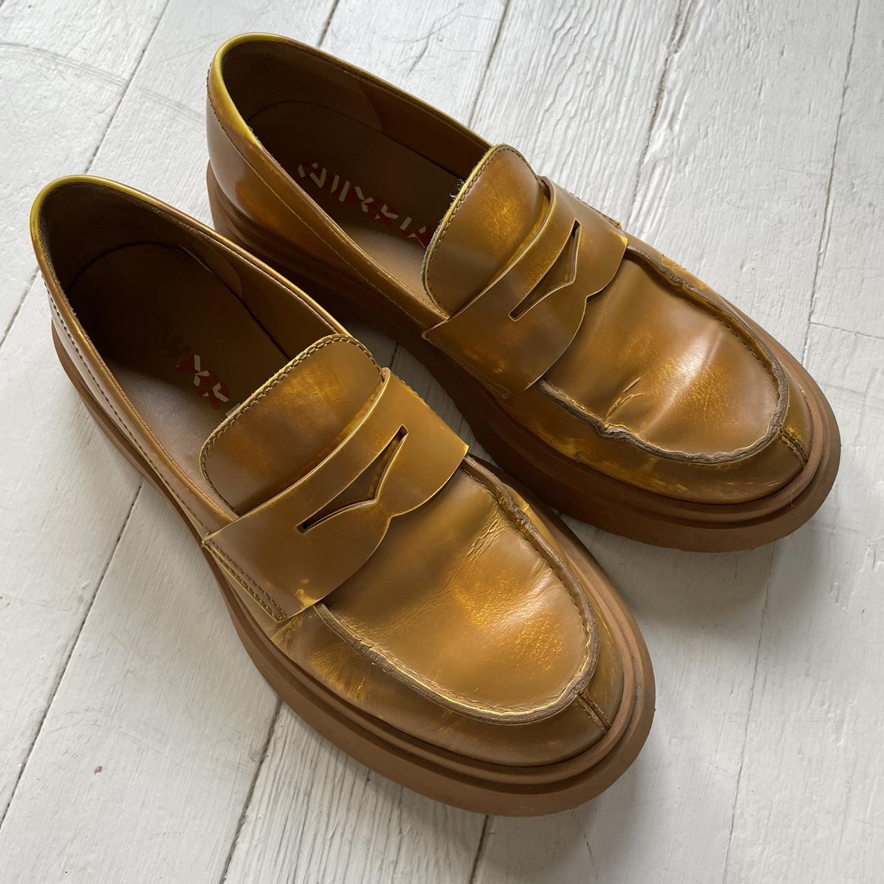 Camper mustard yellow walden loafers. Love these,... Depop
