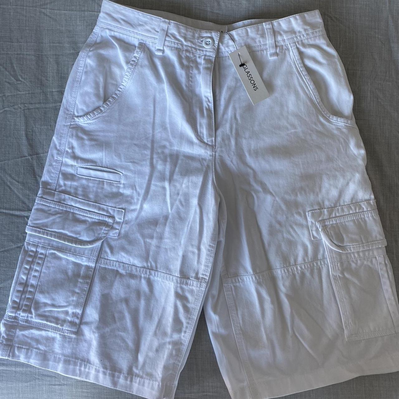 Glassons White Cargo Shorts Brand new with tags,... Depop