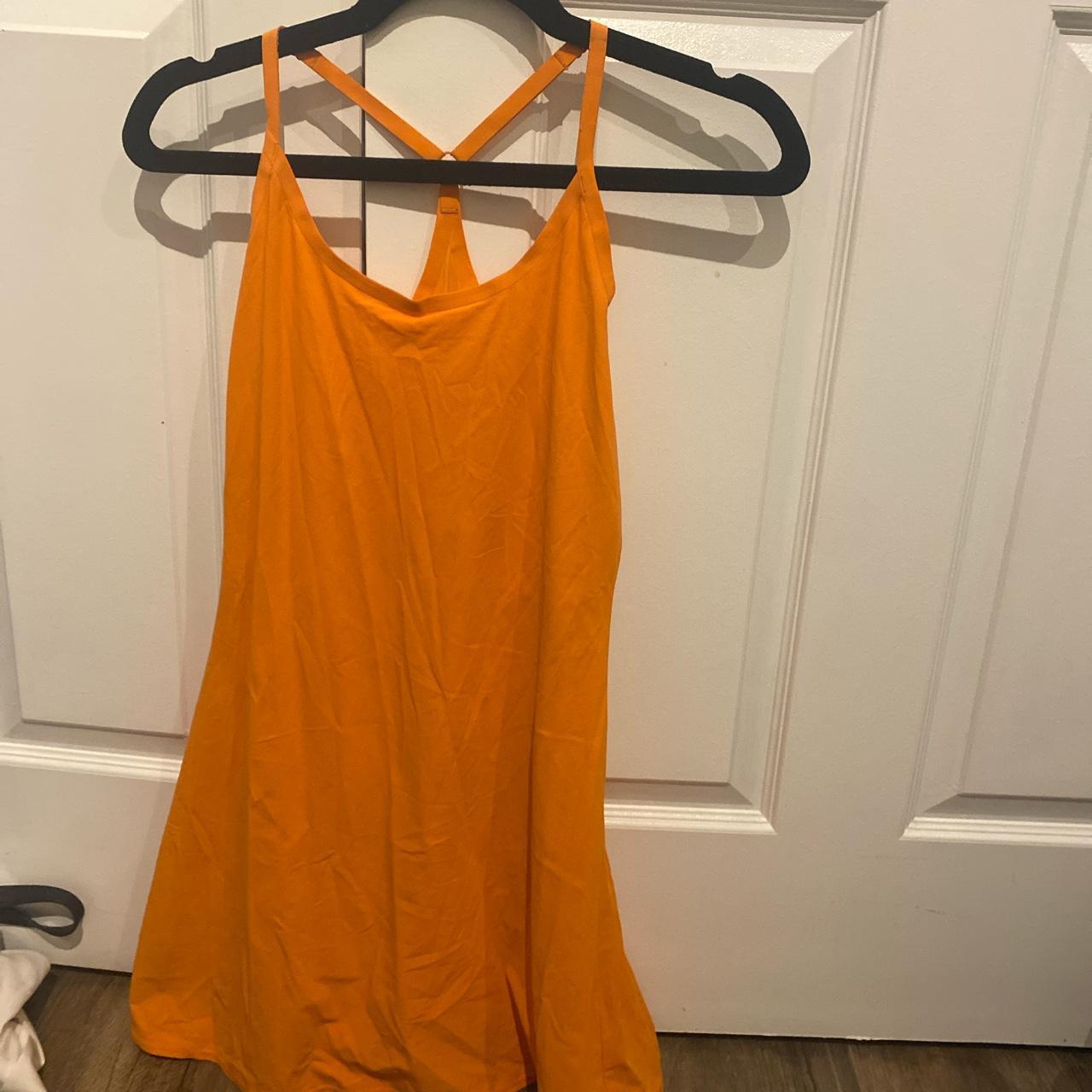 Outdoor Voices Women's Orange Dress Depop