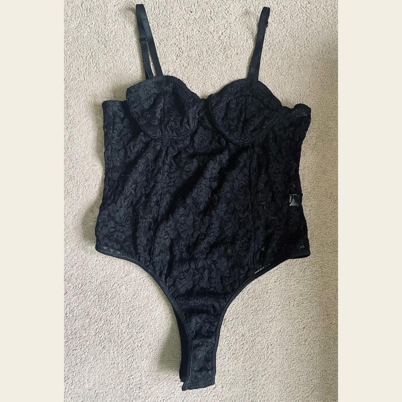 Women's Black Bodysuit | Depop