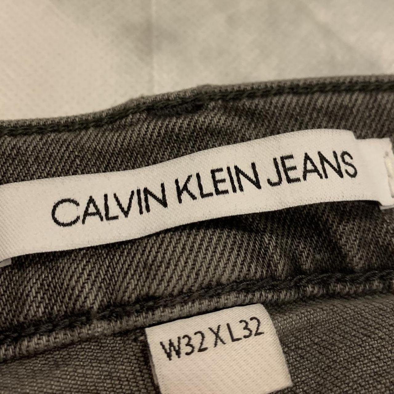 Calvin Klein Jeans Men's Grey Jeans | Depop