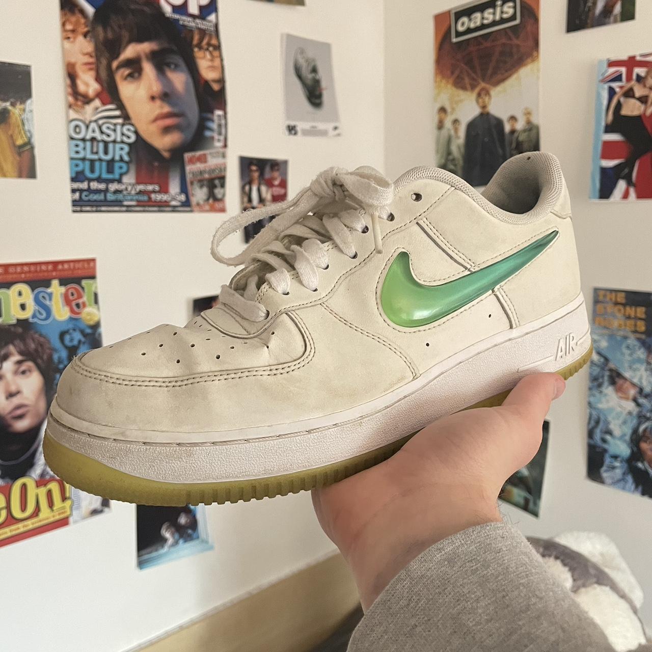 air force 1 jelly swoosh green