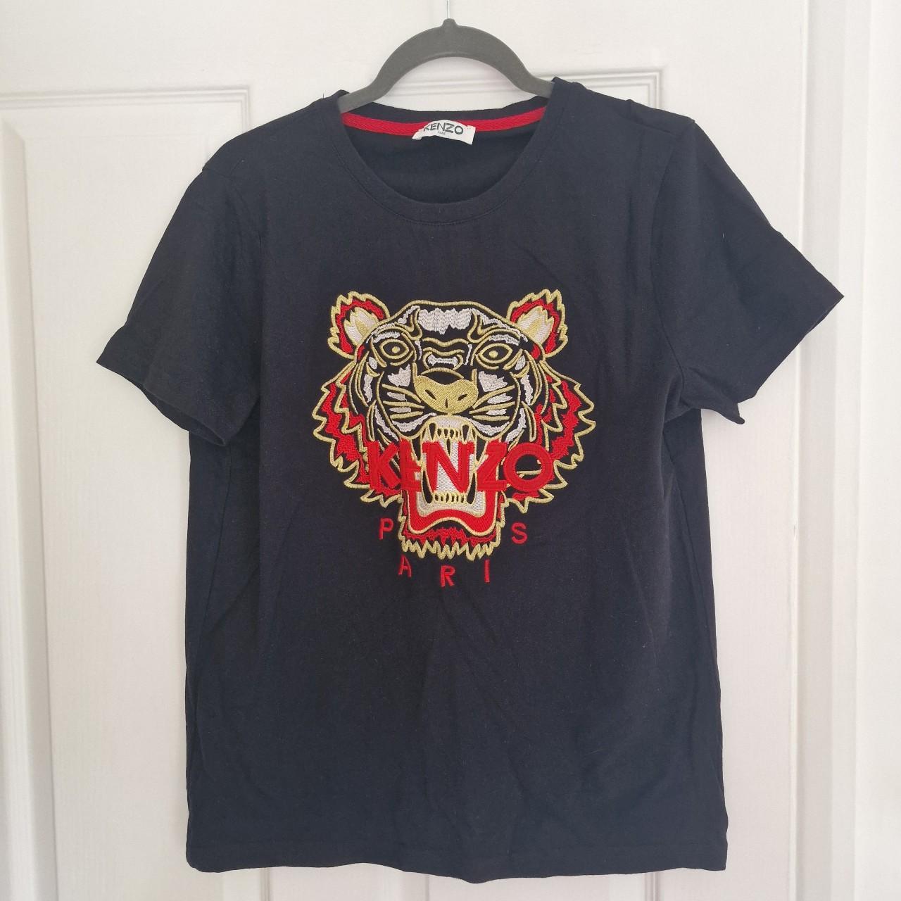 Gold kenzo store t shirt