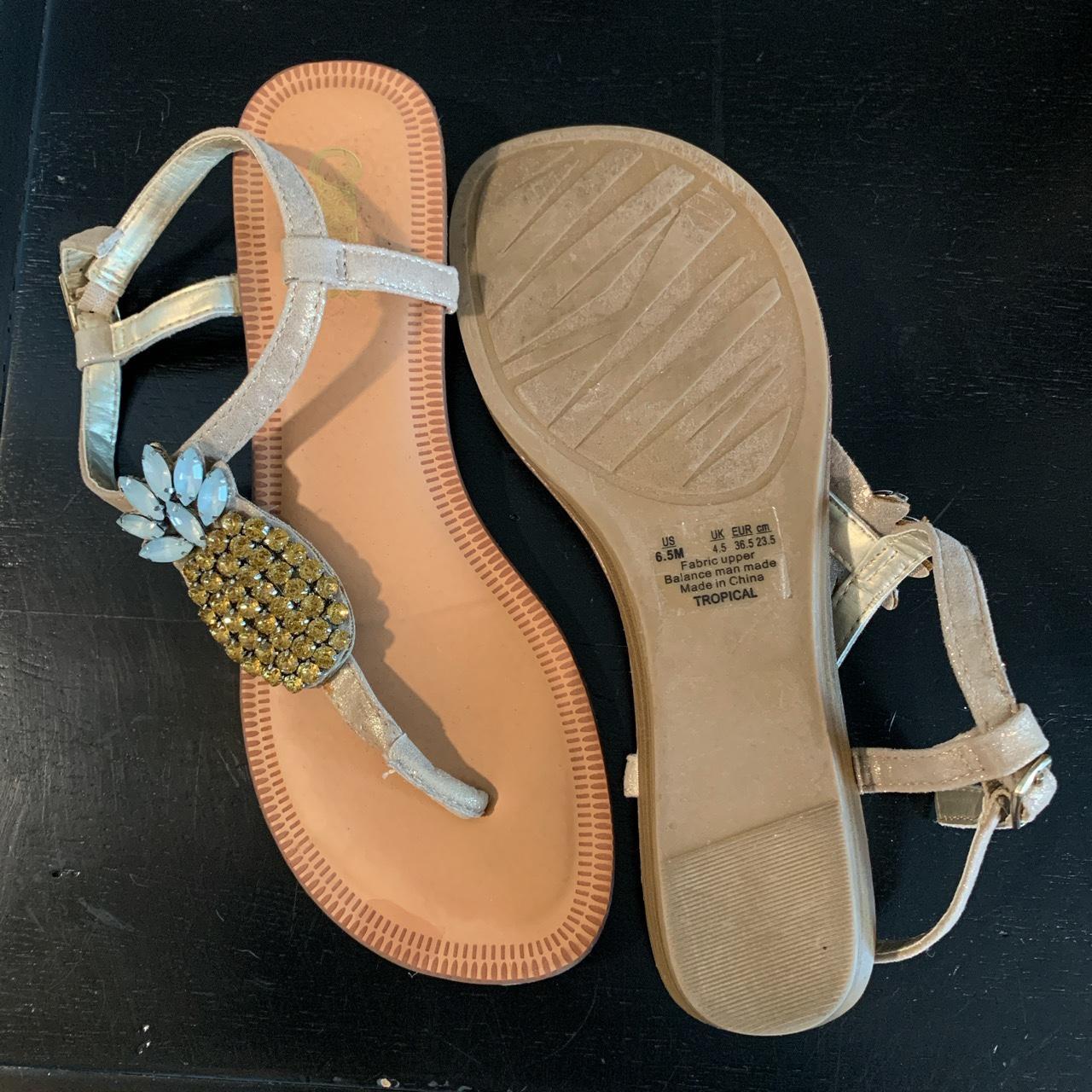 Carlos santana cheap pineapple sandals