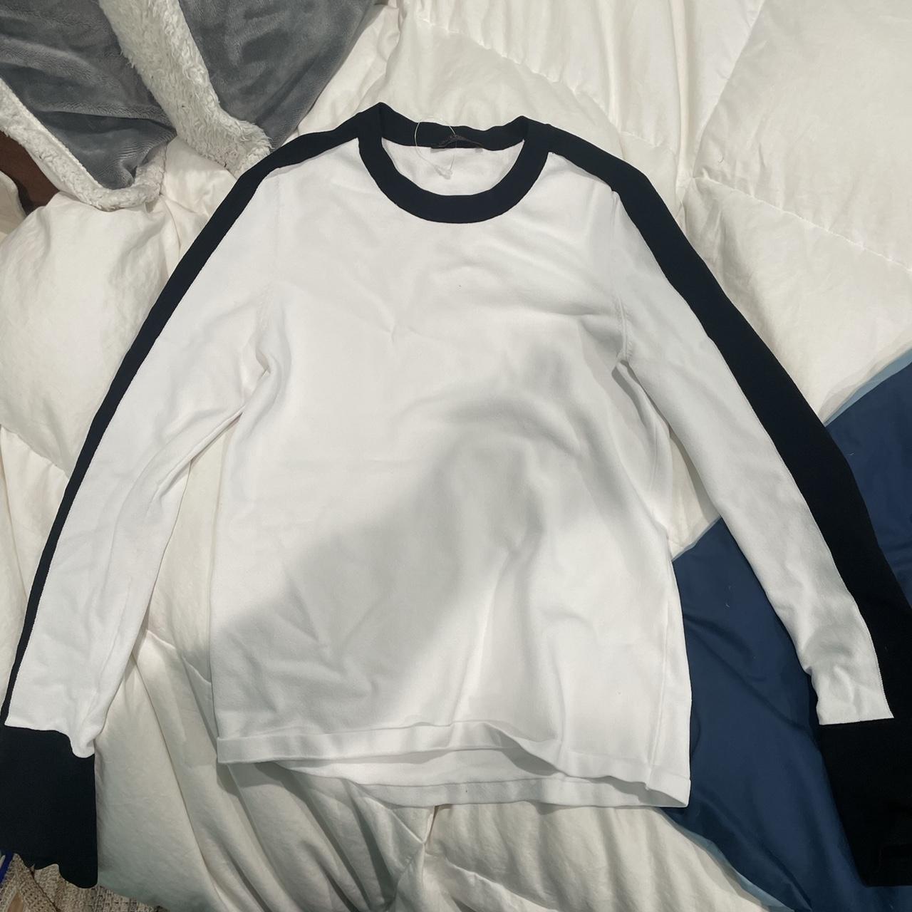 Louis Vuitton Uniform long sleeve black and white... Depop