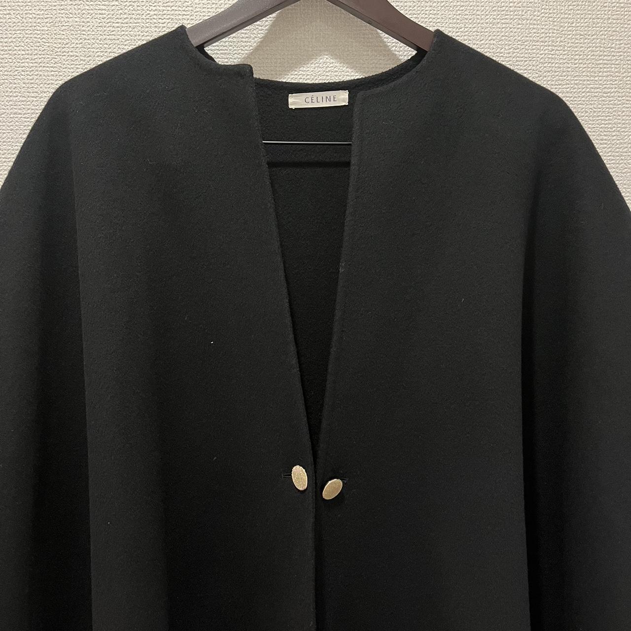 【CELINE】OFFICER CAPE IN WOOL AND CASHMERE CLOTH CELINE Officer cape in wool cloth and cashmere | 24s