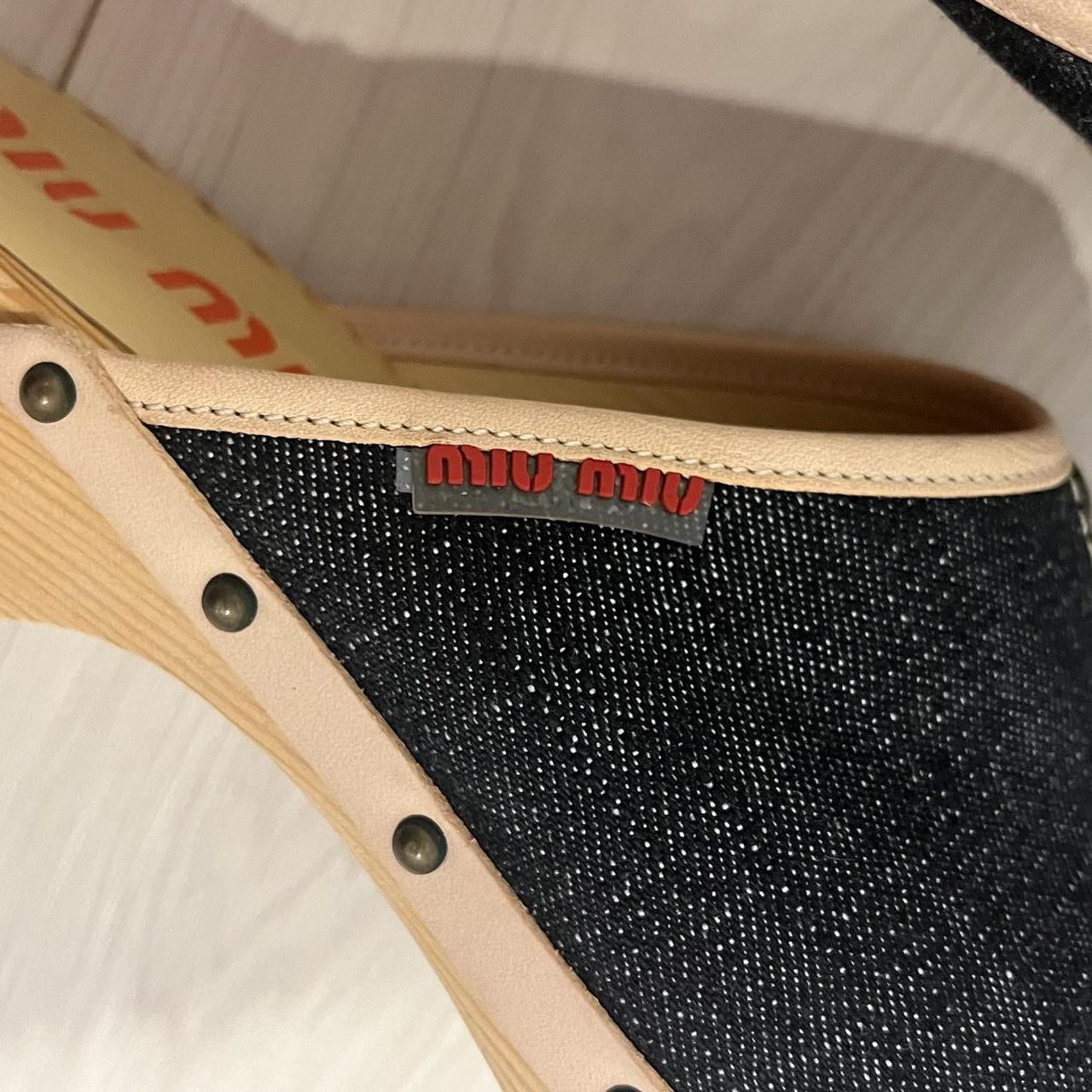 Miu Miu Women's Clogs - Navy/Blue - US 6 – miu mi… - image 3