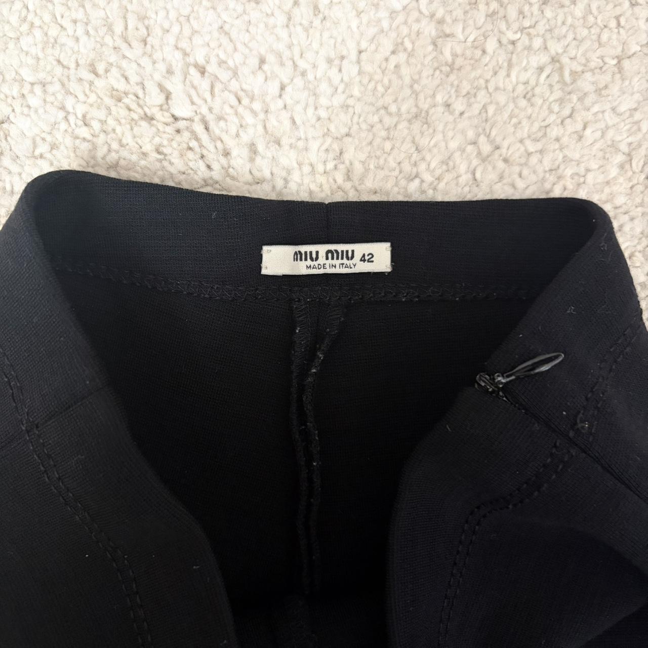 Miu Miu Women's Shorts - Black - XS – Miu Miu ico… - image 2