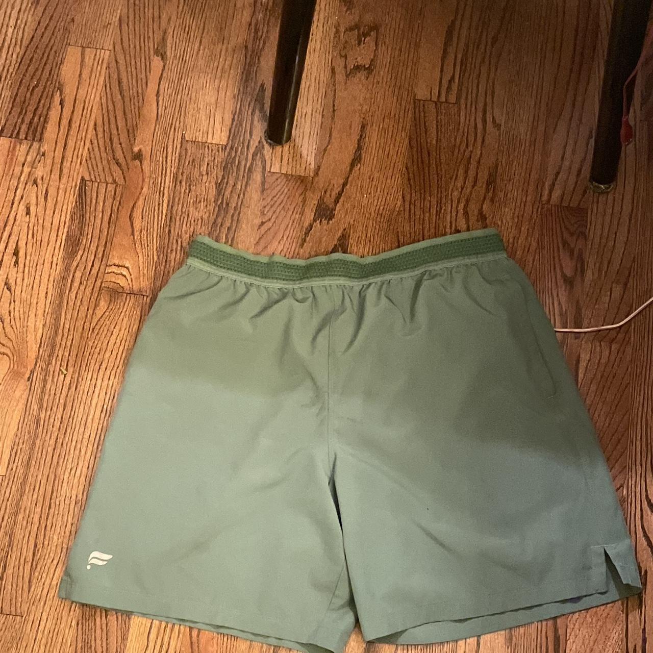 Green Fabletics workout shorts Size Men’s Large... Depop