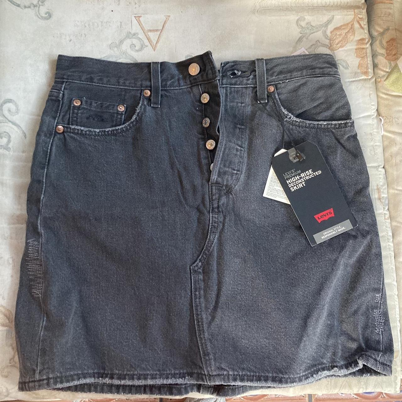 Levis vintage outlet black denim skirt