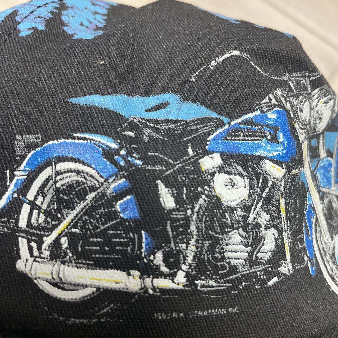 Harley Davidson Men's Black and Blue Hat (2)