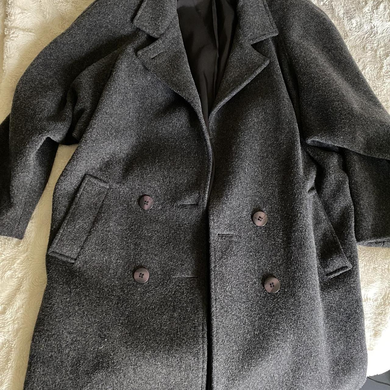 Vintage Applause brand Wool Coat Wool trench coat... - Depop