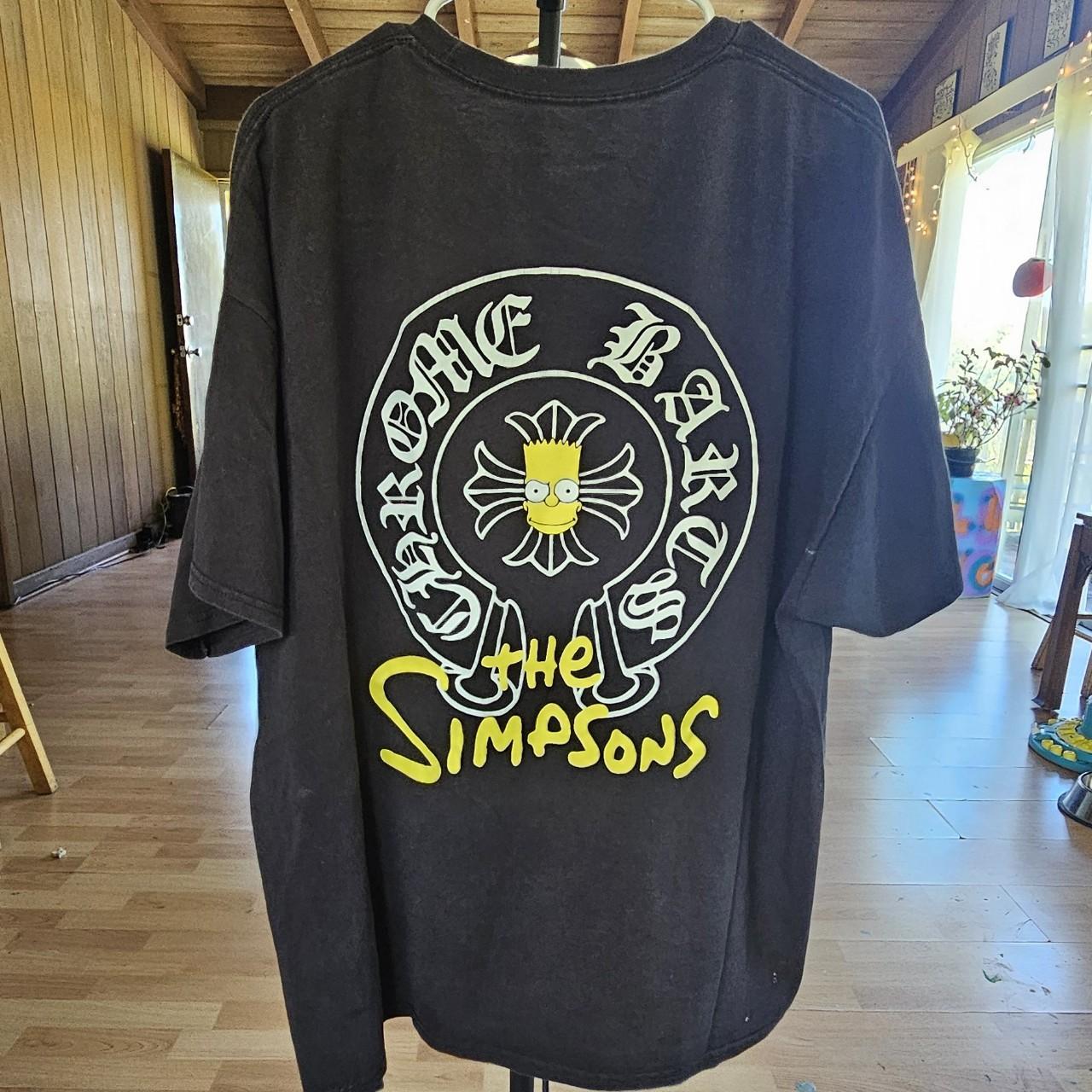 Chrome Hearts x Simpsons PCG XL Chrome Barts | Depop