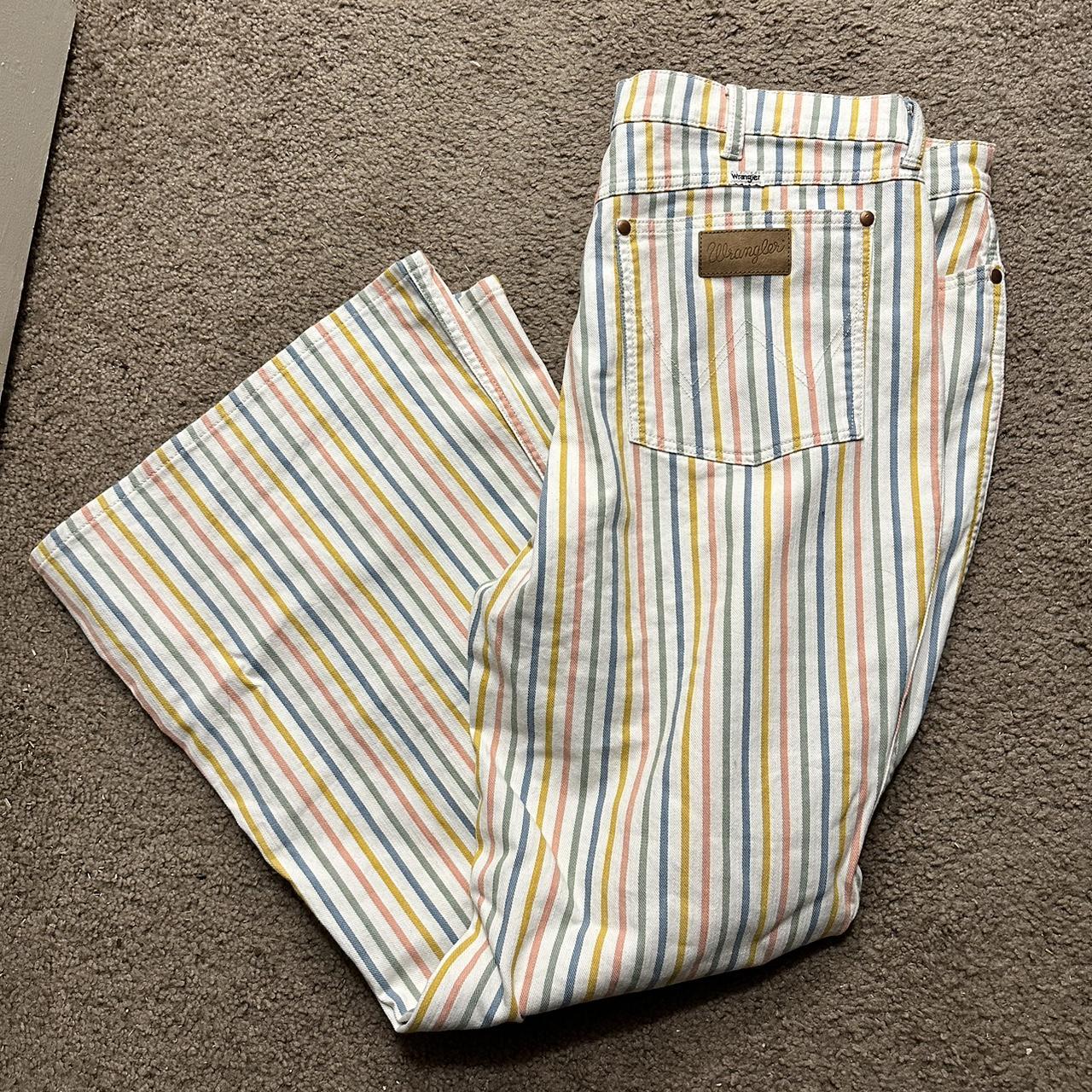 Wrangler clearance striped jeans