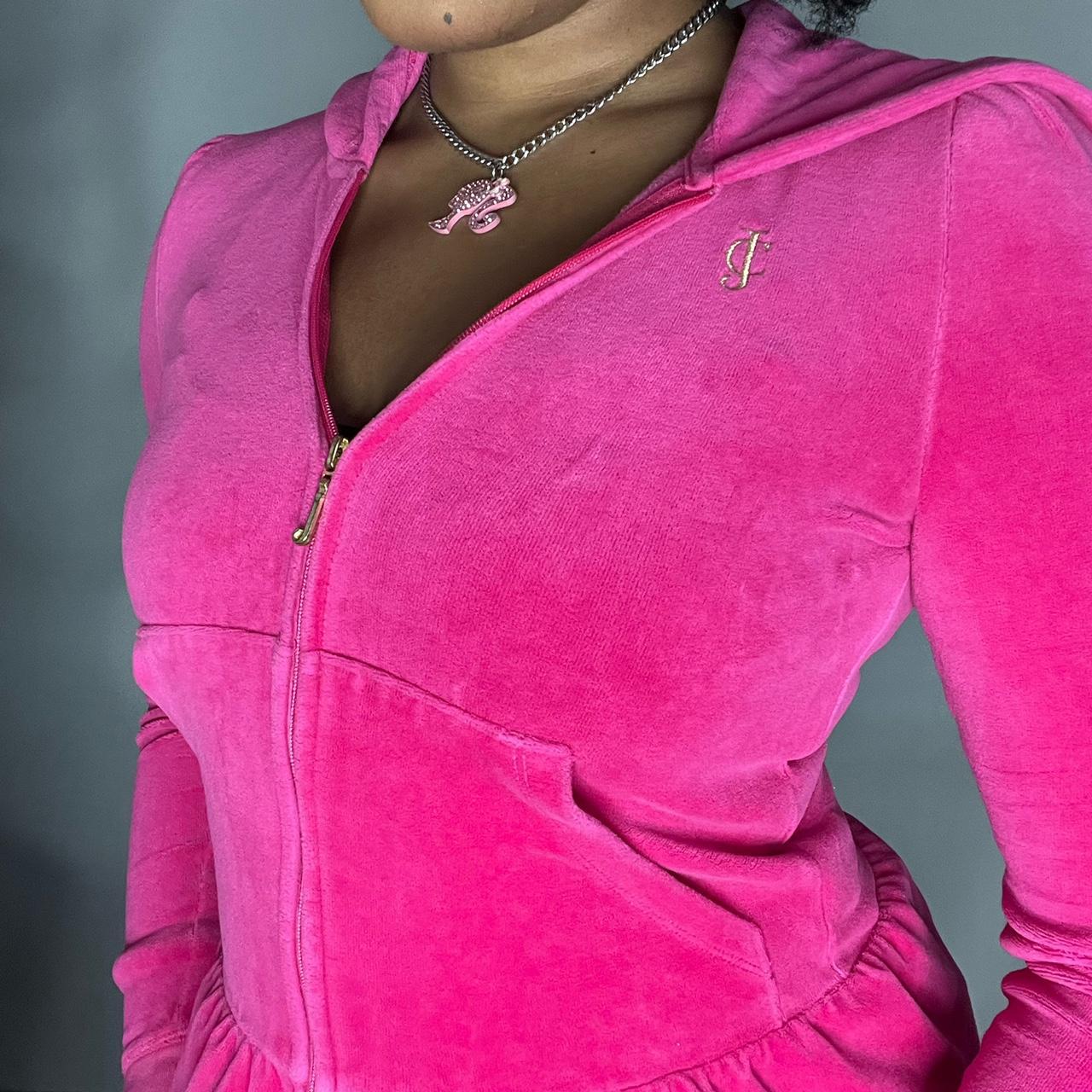 JUICY COUTURE HOT PINK TRACK JACKET Stunning early... Depop