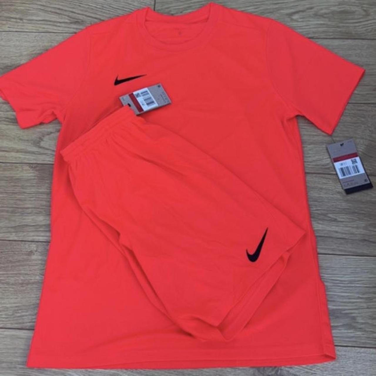 Red/pink neon Nike set Great for summer All sizes... - Depop