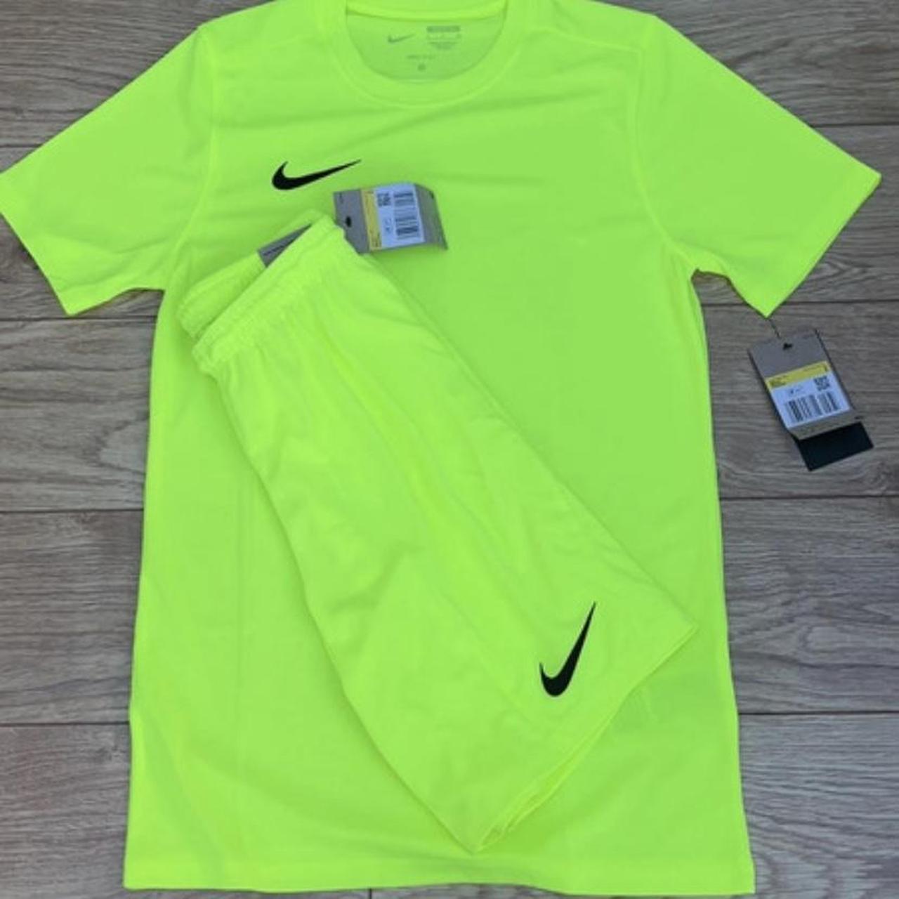 Yellow Neon Nike set Great for summer All sizes... - Depop