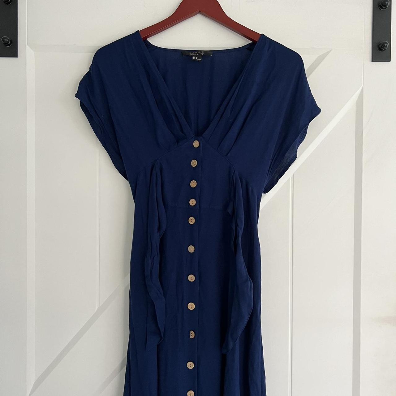 Forever 21 navy outlet blue dress