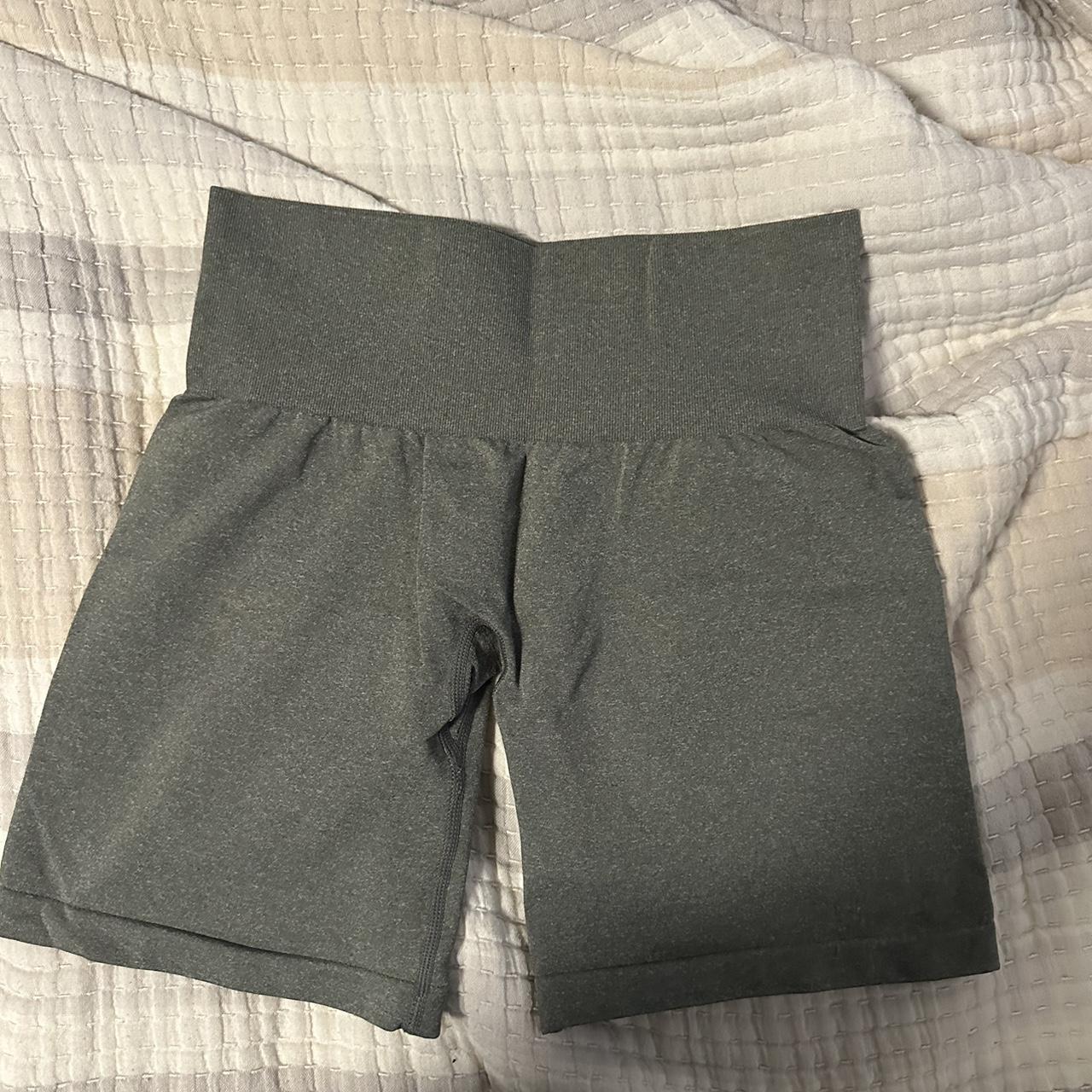 NGVTN pro seamless shorts in khaki green Size... - Depop