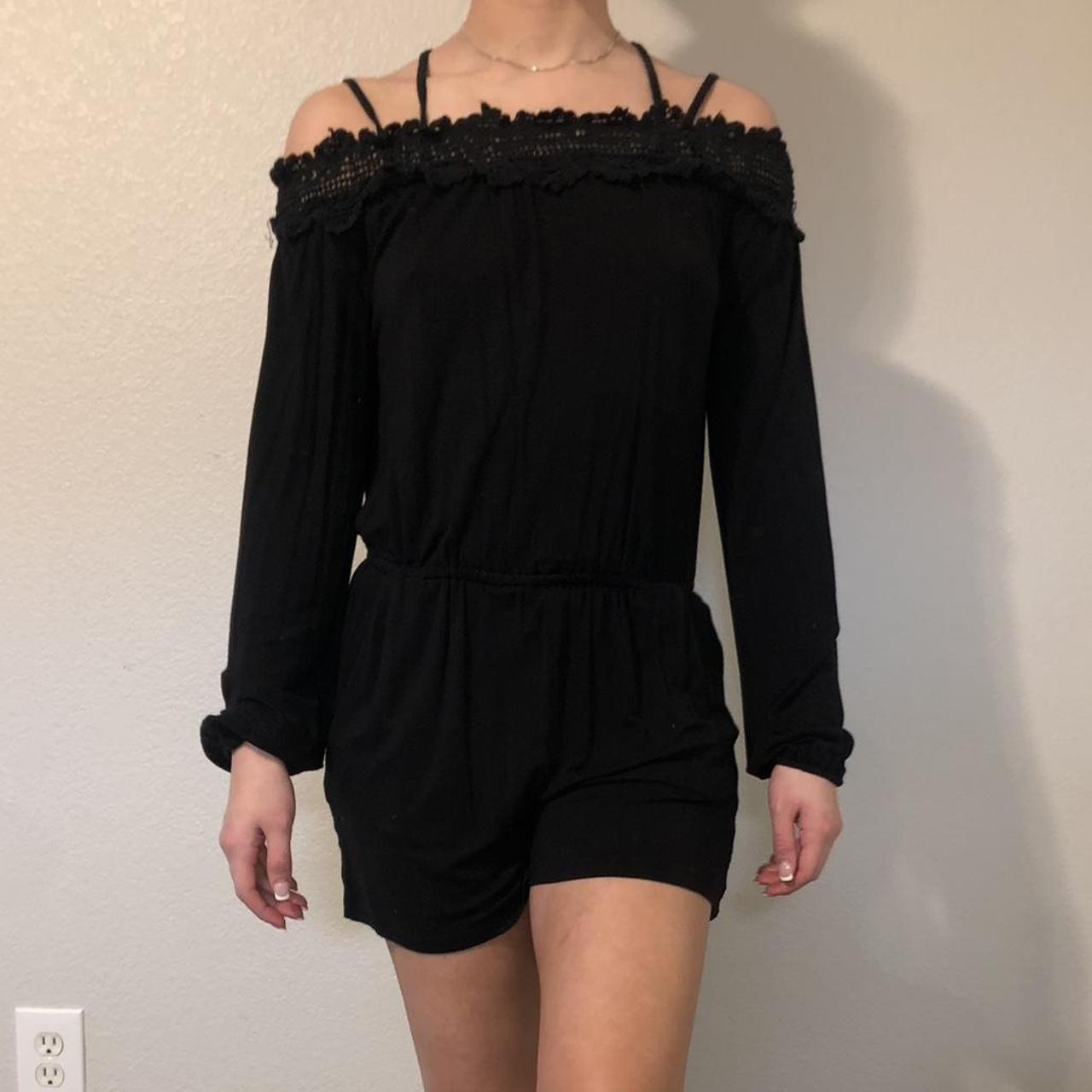 Black Jessica Simpson Extra Small Romper Depop