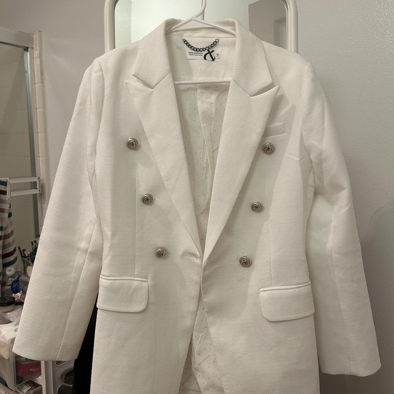 Belle & Bloom Women's White Coat