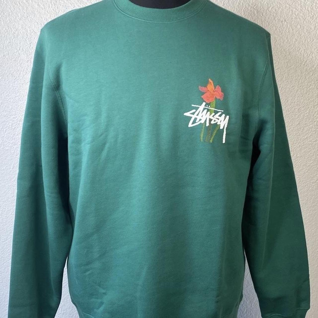 STUSSY Water Flowers Crew-