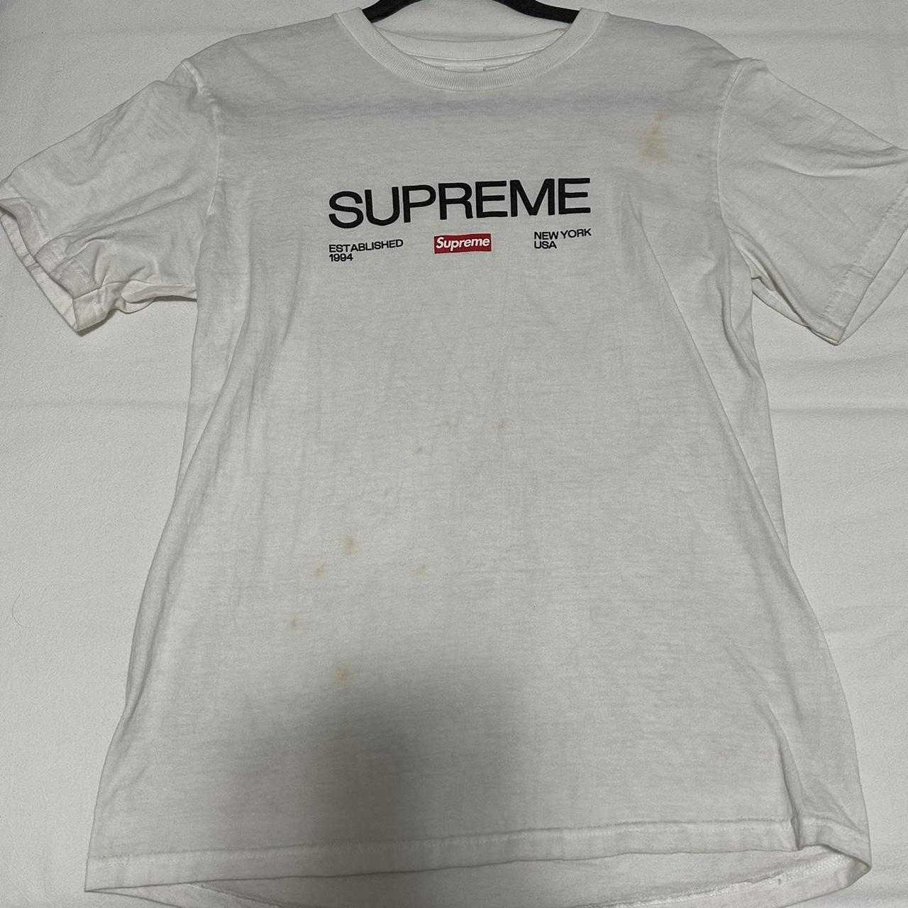 【人気SALE大人気】Supreme Est.1994 Tee black L Tシャツ/カットソー(半袖/袖なし)